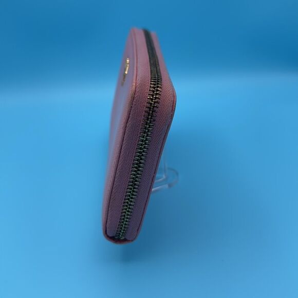 PRADA- light pink Long wallet Zip Around saffiano leather - Picture 3 of 8